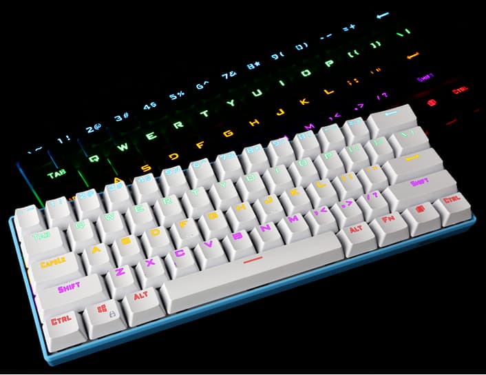 Rk61 MINI BluetoothWireless_Wired Mechanical Gaming Keyboard